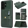 Funda magnética 2 en 1 compatible con Samsung S26 Ultra, con tarjetero S25, carga inalámbrica MagSafe, funda de cuero
