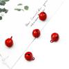 Campanita pequeña de pintura color caramelo de 14 mm, accesorios colgantes para mascotas, accesorios para llavero hechos a mano DIY, fabricantes, venta al por mayor