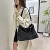 Bolsa de lona estilo japonés y coreano, bolso de nicho para mujer, bolsa de mano de gran capacidad, bolso de hombro/cruzado simple y moderno, bolso casual para estudiante