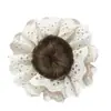 Anel de Peruca de Renda para Penteado de Coque, Peruca de Topo Craniano para Aumento de Volume Capilar, Ferramenta de Penteado para a Parte de Trás da Cabeça, Anel de Peruca de Cabelo Realista