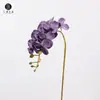 Venta Directa de Fábrica: Orquídea Phalaenopsis Artificial Pequeña, Flor Artificial, Color Otoñal Maillard, Decoración para el Hogar, Accesorios para Arreglos Florales