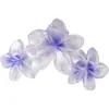 Estilo Coreano Perolado Degradê Cor de Doce Peça Única Flor Presilha de Cabelo Doce Grande Três Flores Presilha Tubarão