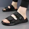Pantuflas para Hombre 2026, Nuevo Estilo de Verano, Modernas y a la Moda, Mocasines Versátiles para Usar al Aire Libre, Impermeables, Antideslizantes, Zapatos de Playa con Suela Suave