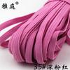 Al por mayor en stock 0.6cm color caballo cinturón poliéster elástico banda elástica plana correa cinturón para correr con caballo accesorios de ropa