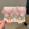 Acessórios de Cabelo Infantis Hanfu, Presilhas de Cabelo para Meninas, Enfeites de Borboleta de Princesa, Acessórios de Cabelo Estilo Antigo Chinês para Bebês
