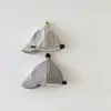 Gorra de Bebé Coreana Qiunan 2026 Otoño e Invierno Nuevo Estilo Ins Gorra de Béisbol Rayada Moda Infantil Sombrero para el Sol