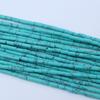 Pedra do Imperador de segunda geração tubo pequeno redondo acessórios de miçangas soltas turquesa sintética semiacabada diy brincos vintage material de colar