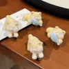 Presilha de Cabelo de Pelúcia de Gatinho e Peixe da Moda, Presilha para Mechas Laterais Feminina, Presilha Bico de Pato, Acessório de Cabelo de Desenho Animado