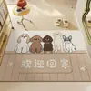 2026 Nuevo Felpudo Moderno Minimalista de Gama Alta para Entrada, Resistente a la Suciedad, Antideslizante, Felpudo sin Lavado, Esterilla para Pies de Interior y Exterior