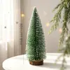 Vários Tipos de Árvores de Natal de Mesa, Árvores de Natal Nevadas com Flocos no Estilo Ins Nórdico, Árvores de Natal Artificiais Xadrez no Estilo Country Americano