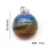 Cristal Natural Amatista Jade Piedra Colorida Gema Natural Empalme Artesanía Colgante Adornos Suministro Transfronterizo