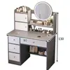 Tocador minimalista moderno mesa de maquillaje para dormitorio gabinete de almacenamiento integrado modelo económico para apartamentos pequeños tocador multifuncional