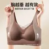Sujetador Integrado de Belleza sin Costuras Veraniego con Soporte Suave para Espalda, Anti-Caída, con Elevación para Mujer