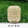 Abajur de Lanterna de Bambu Puramente Artesanal, Luminária Pendente Criativa com Personalidade Estilo Chinês, Design Artístico para Restaurante e Pousada, Lâmpada Retrô para Casamento