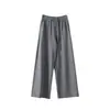 Calça comprida de malha casual esportiva feminina 26 primavera/outono, resistente a rugas, tricotada com bolsos diagonais, hipoalergênica, casual e versátil