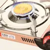 Mini estufa de gas de cartucho 2.0kw de potencia de fuego para camping al aire libre y picnics, estufa de gas portátil