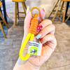 Corda de Tecido Trançado de Nylon Capa de Celular Cordão Nó Bicolor Chaveiro da Moda Corda Anti-perda Pingente Acessórios para Bolsa