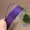 Cuerda de Cuero Encerado Importada de Corea Hilo Encerado Impermeable y Resistente al Desgaste Cordón para Colgante Cuerda de Mano Roja Wenwan Trenzada DIY Alambre Hecho a Mano