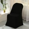 Fábrica directa moderna simple banquete hotel cubierta de silla elástica plegable silla cubierta hogar elástica silla cubierta al por mayor