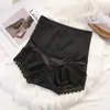 Roupa Íntima Modeladora de Cintura Alta Sem Marcas Respirável Confortável Calça Modeladora Slimming Calça Modeladora Renda Barriga