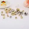 Criativo DIY 0,6-2cm Sino de Metal Cruzado Chaveiro Acessórios de Joias Sino Decorativo de Natal Atacado