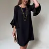 Sitios Independientes de Amazon Europeos y Americanos: Nuevo Vestido de Verano Estilo Elegante con Volantes y Mangas de Campana Ajustado, Elegante y Cómodo