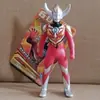 Brinquedos Autênticos de Plástico Macio do Ultraman, Figuras Articuladas para Crianças, Monstros Pequenos, Conjunto Completo de Figuras de Ação Colecionáveis, Presentes