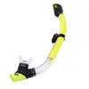 Respirador profesional de buceo transfronterizo con boquilla de silicona líquida, respirador submarino, snorkel de buceo para niños, tipo totalmente seco