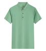 Camisa Polo de 230g con Cuello sin Costuras Camiseta de Manga Corta para Hombre Uniforme de Trabajo Personalizado Solapa Camisa para Reunión de Clase Cultural Personalización DIY