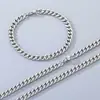 Fábrica de Dongguan Colar Corrente Cubana Eletropolida em Aço Inoxidável Estilo Unissex Pulseira Miami Multilink com Corrente
