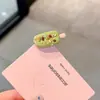 Pinzas para el Cabello Divertidas de Helado Simulado para Niños, Pinzas para Flequillo Lateral de Bebé, Pinzas Lindas para el Cabello de Niñas Pequeñas, Accesorios para el Cabello, Tocado