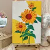 Pintura a Óleo Digital DIY Areia de Quartzo Baía Crescente Creme Preenchimento Cor a Óleo Pintura Texturizada Materiais para Pintura Pintura Decorativa Pintada à Mão