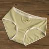 Ropa Interior de Dibujos Animados Linda para Mujer, Entrepierna de Algodón Puro, Todo Algodón, Estilo Dulce y Puro, Calzoncillos Triángulo, Shorts para Mujer, Venta al Mayoreo, Cintura Alta, Secado Rápido, Transpirable