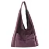 Bolsa de Tecido Estilo Coreano Transfronteiriça Bolsa para Mulheres 2025 Nova Grande Capacidade Leve Bolsa de Braço Ombro Bolsa de Mão Simples Casual