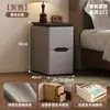 Novo modelo de mesa de cabeceira, luxo leve, simples e moderno, para uso doméstico no quarto, armário de armazenamento, sem necessidade de instalação, mesa de cabeceira com gaveta de madeira maciça