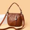Bolsa Feminina 2026 Novo Estilo Moda Europeia e Americana Bolsa Retrô Bolsa de Mão para Senhoras Bolsa de Ombro Bolsa Transversal Multicamadas Grande Capacidade