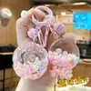 Llavero Colgante de Gominola Rosa Linda de Dibujos Animados Decoración de Coche Llavero para Bolso de Pareja Estudiante Regalo Venta al por Mayor