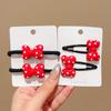 Pinza para el Cabello Femenina Princesa Cabeza Pinza Pequeña Pinzas para el Cabello Accesorios para el Cabello Cabello Suelto tamaño Pequeño Pinza para el Flequillo Parte Delantera Pinza para el Cabello Infantil Pinza para el Cabello Adorno para la Cabeza