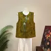 Nuevo Chal Jacquard Bordado Francés Retro Chino Arrugado Iridiscente Otoño 2026 Nuevo Camisola Cuello Redondo Cuello Pipa