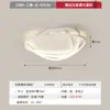 Lámpara de Techo para Dormitorio Principal Estilo Crema Normcore Moderna Simple 2025 Nueva Creativa Anillo Estudio Dormitorio Habitación Lámpara