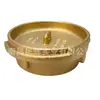 Conector Vb de Latón para Tubo de Descarga de Aceite con Ranura para Camión Cisterna En14420-6/Din28450