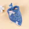 Toalla triangular de algodón para bebé toalla para recién nacido anti-escupir leche agua saliva toalla para bebé niño y niña babero de algodón toalla base para babero
