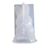 Molde de Silicone para Artesanato com Resina: Coelho de Desenho Animado 3D de Mãos Dadas, Coelho da Sorte, Molde de Silicone com Superfície de Espelho, Estilo Europeu