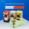 Caixa de embalagem de chá perfumado caixa de presente pull-out chá de frutas Embalagem de papel preto caixa de embalagem de chá perfumado caixa de embalagem
