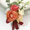 Art Accord 147 Artigos para Casamento Flor de Casamento Flor Artificial Celebração de Negócios Abertura Flor de Lapela para Convidados Flor de Mão
