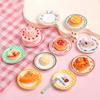 Platos Impresos, Comida y Juguetes, Platos Pequeños, Pequeños Accesorios de Resina, Comida y Juguetes en Miniatura, Imanes para Refrigerador, Accesorios para Joyería de Pasadores DIY
