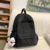 Mochila Escolar de Design de Nicho Ensino Médio Ensino Fundamental Mochila Feminina Bordada com Estrela de Cinco Pontas Mochila de Viagem Estudantil Leve para Mulheres