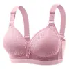 Roupa Íntima Transfronteiriça Nova de Tamanho Grande Confortável Ajustável Push-Up Anti-Queda Redução Mamária Sutiã de Suporte Sem Aro Lindo Sutiã nas Costas