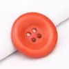 Botones de Resina de Cuatro Agujeros, Botones Redondos de Borde Amplio de Colores para Suéteres, Ropa de Abrigo de Lana, Ropa de Abrigo, Cortavientos, Botones para Trajes al por Mayor