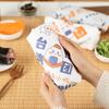 Papel de regalo para bolas de arroz morado, para empaquetar en puestos de desayuno, sándwiches, hamburguesas, sushi japonés, papel con recubrimiento especial a prueba de aceite.